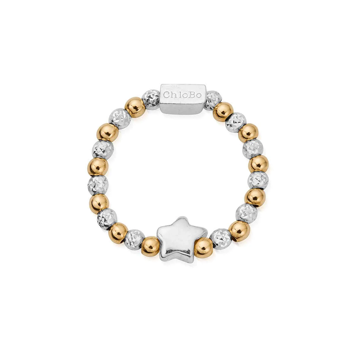 Mixed Metal Inset Star Ring - Image 6